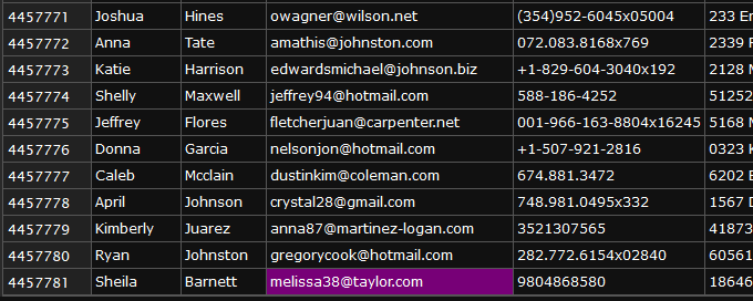 Modern CSV shows you every row in your file.